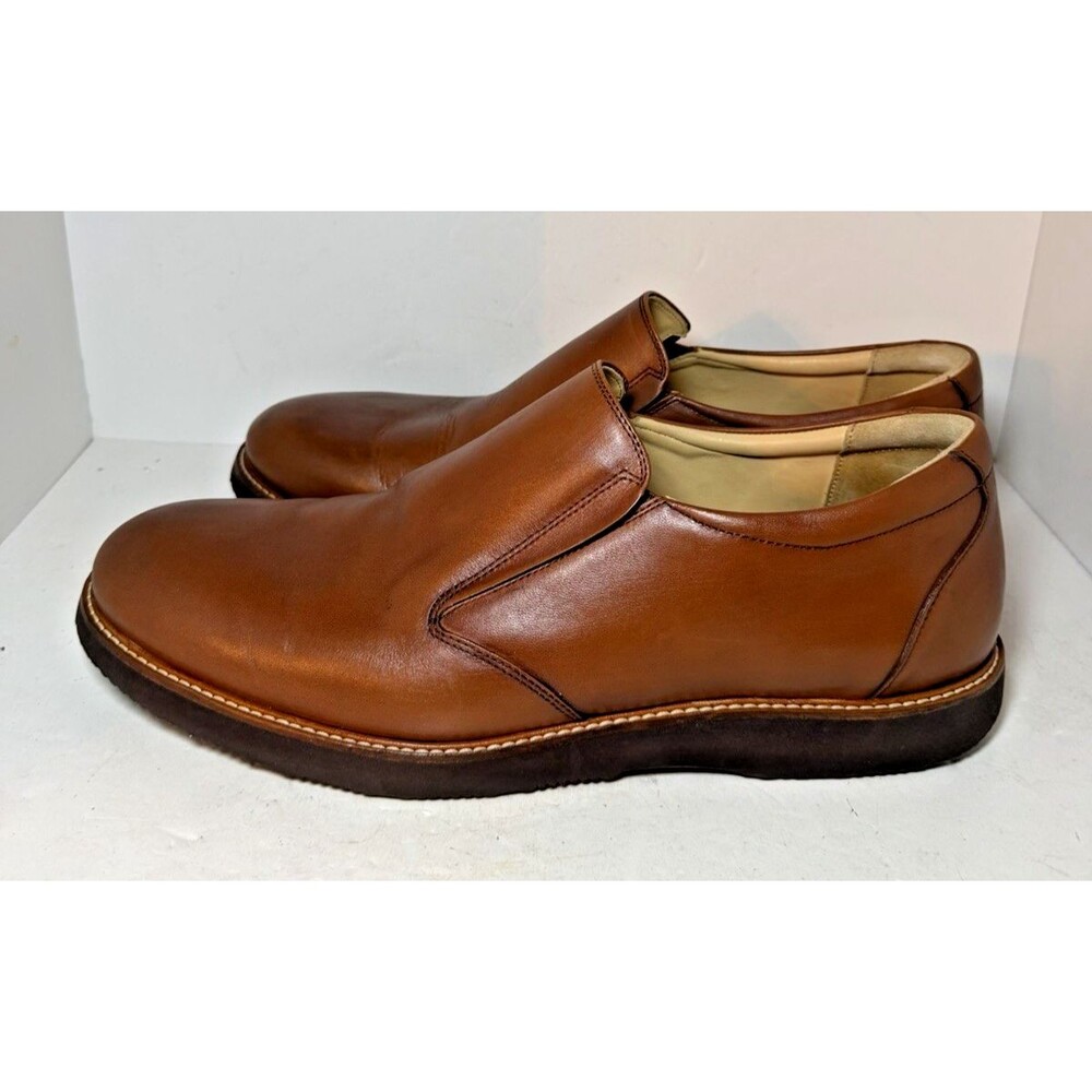 Samuel Hubbard Frequent Travel Shoes Men 15 Brown Leather Casual Loafer Portugal